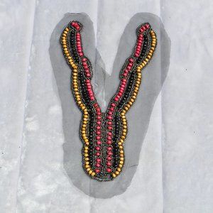 Vintage Trims 6Pcs for $10 Vintage Trims embroidered and beaded Applique tops